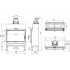 КАМИННАЯ ТОПКА HITZE HST68X43.S 9,3 KW